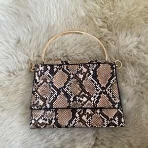 Printed mini purse